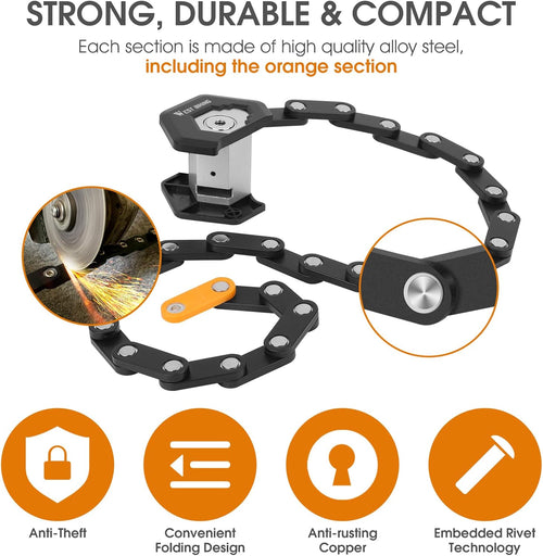 Premium Folding Bike Lock