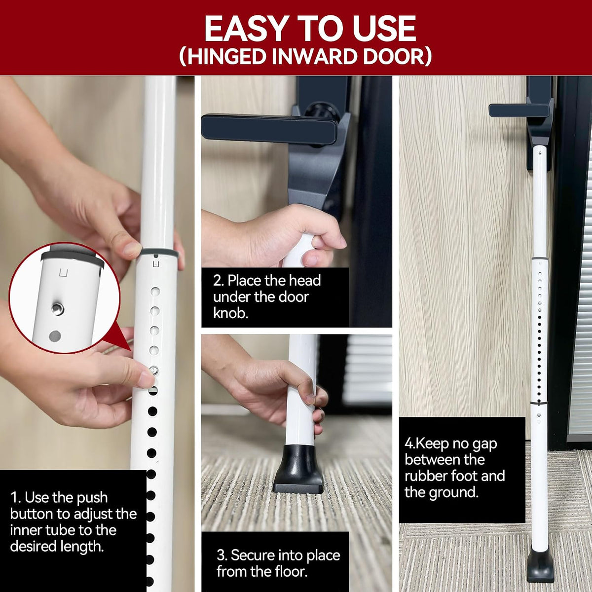 SafeBar Heavy-Duty Door Bar
